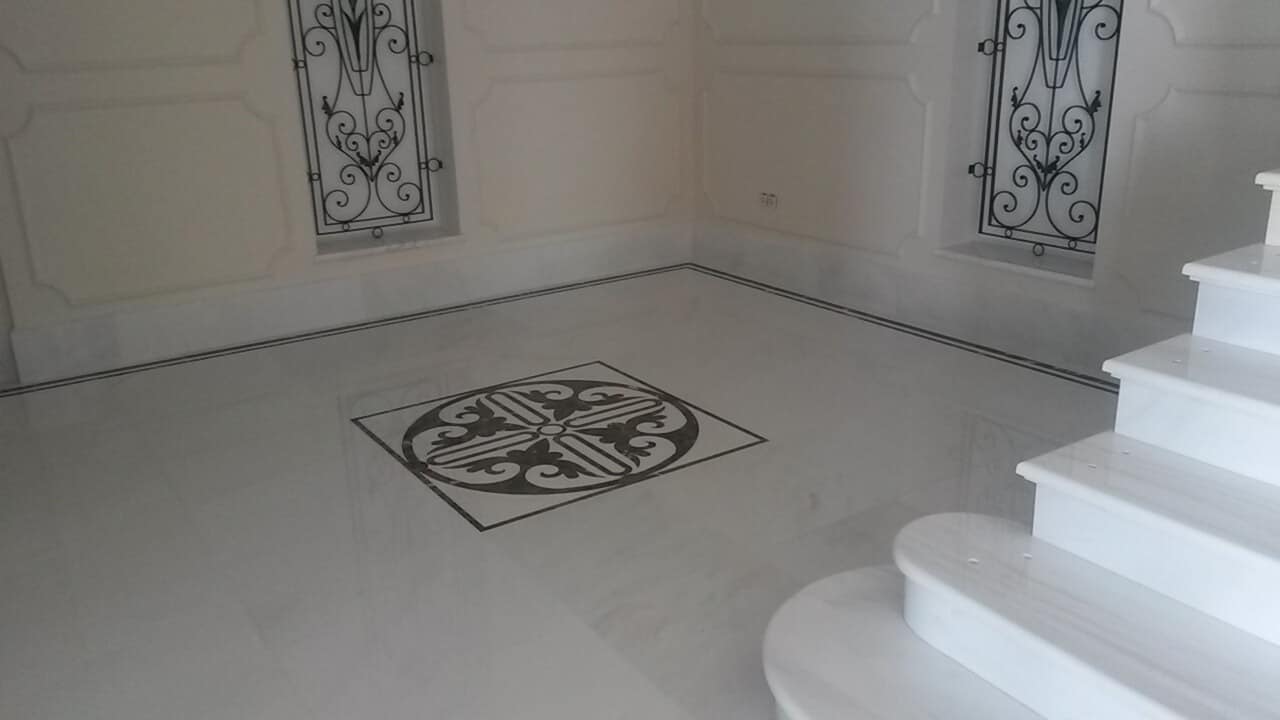 zidna i podna obloga Bianco Covegliano, Emperador, polirano
