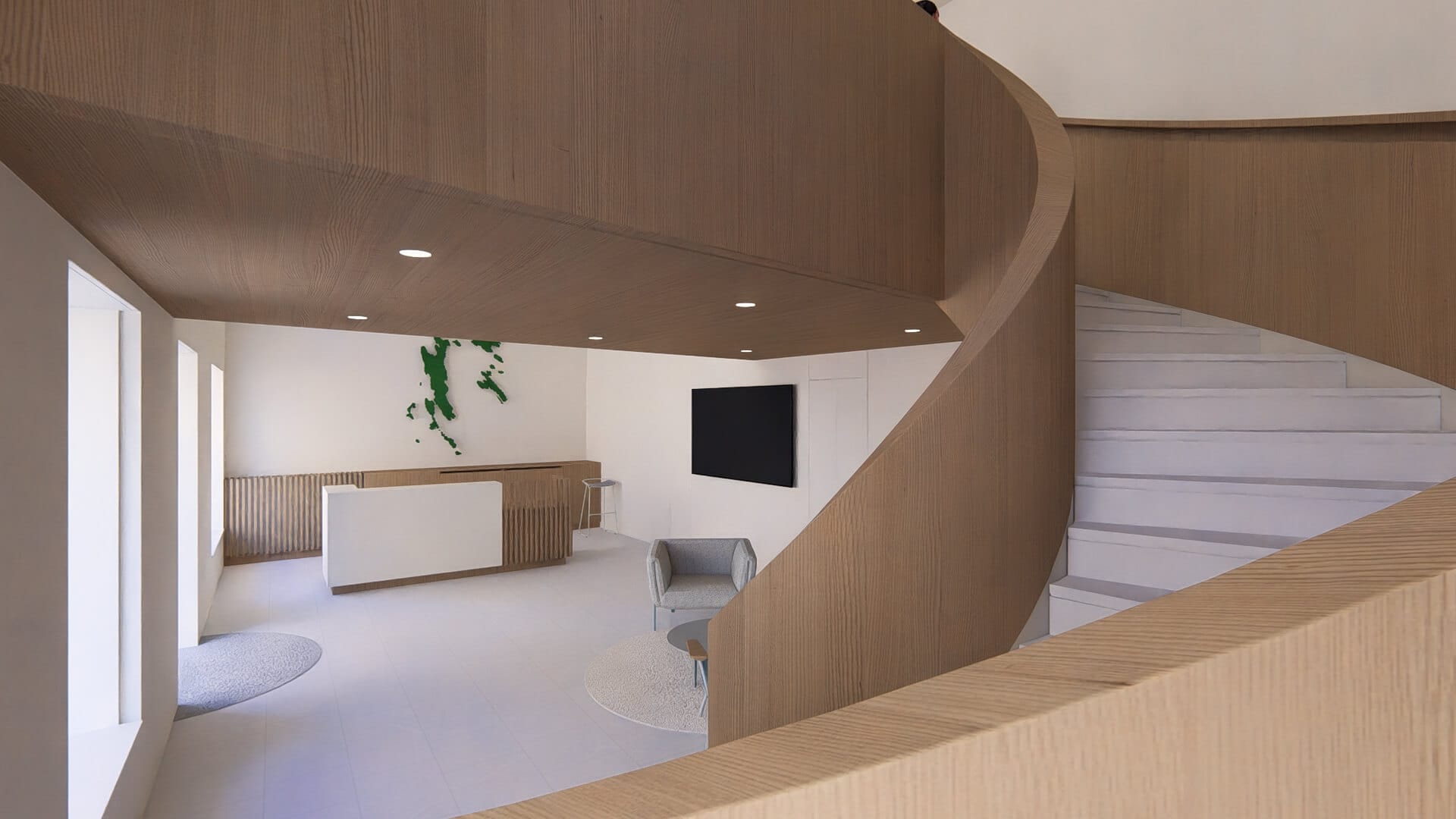 staircase Bračko Veselje, brushed