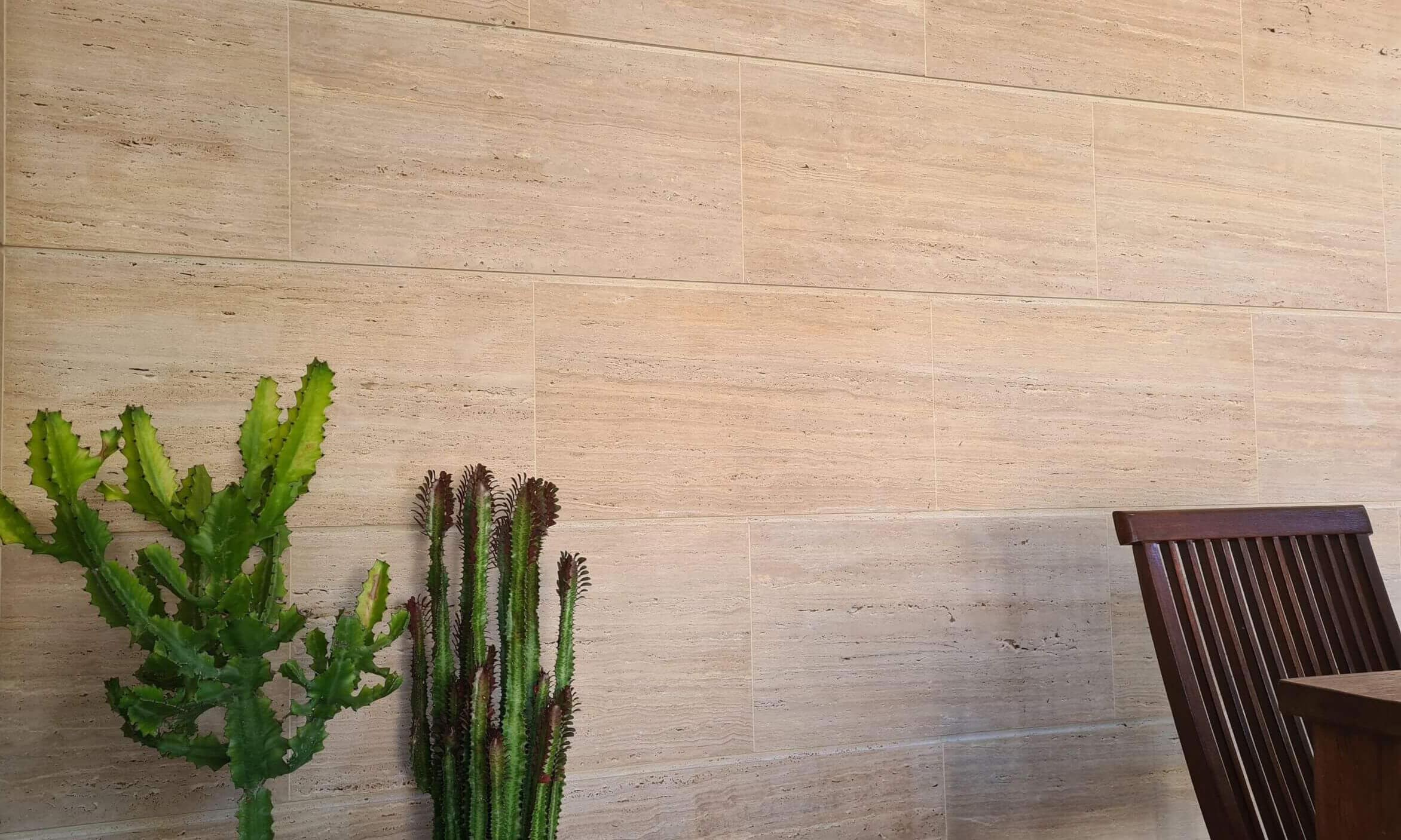 wall cladding Travertino Romano Classico