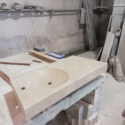 bathroom Daino Imperiale, polished